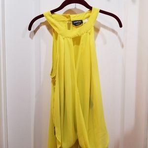 bebe women's blouse with side zippers